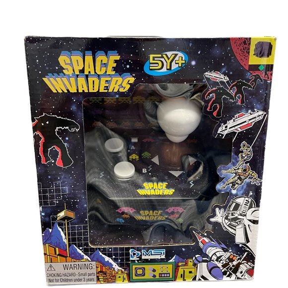 SPACE INVADERS VIDEO GAME PLUG N PLAY MINI ARCADE TV GAME FUN RETRO CLASSIC NIB - Picture 3 of 3